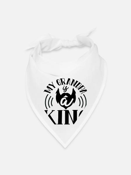 Beard-Bearded Father - Bandana - white - Front
