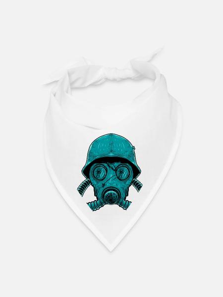 Mask Battle - Bandana - white - Front