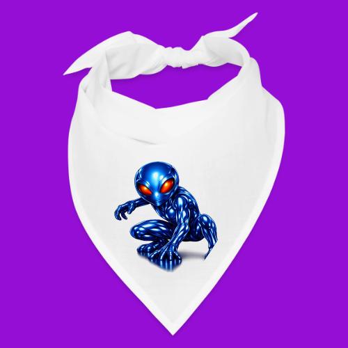 Blue Alien Crouch - Bandana
