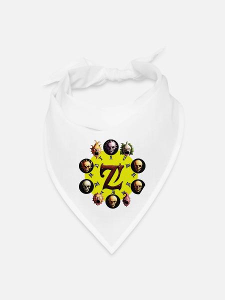 Monster Gallery - Bandana - white - Front