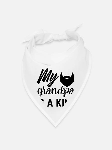 Beard-Bearded Father - Bandana - white - Front
