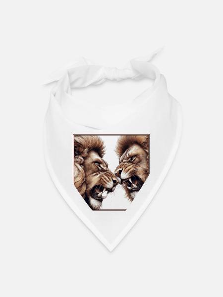 Animal Rage - Bandana - white - Front