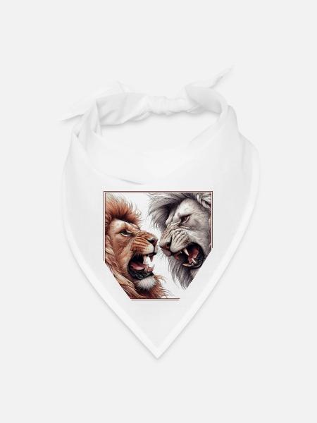 Animal Rage - Bandana - white - Front