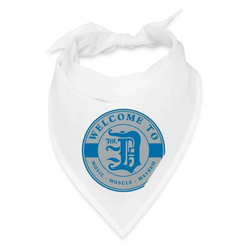 WELCOME TO THE D BADGE BLUE SILVER - Bandana