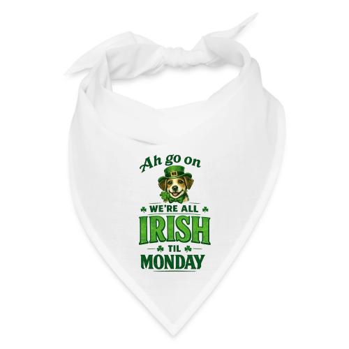 St. Patrick’s Day Dog T-Shirt – We’re All Irish - Bandana