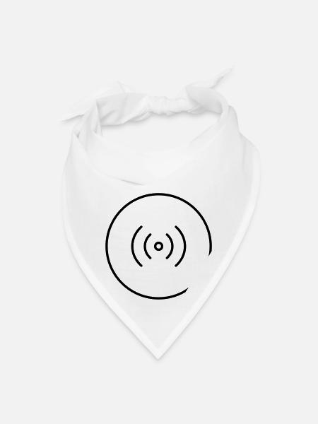 Record - Bandana - white