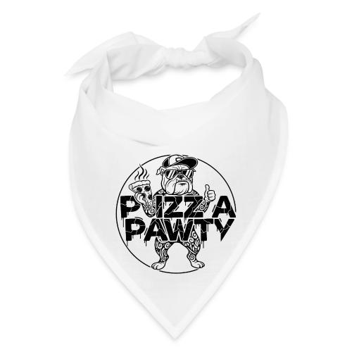 Pizza Pawty Bulldog T-Shirt | Funny Dog Pizza Tee - Bandana