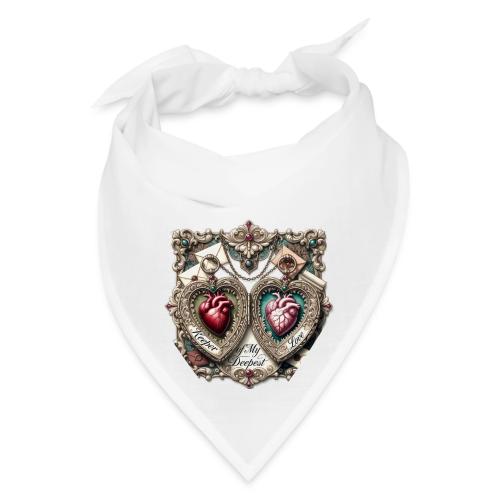 Keeper of My Deepest Love Victorian Locket T-Shirt - Bandana