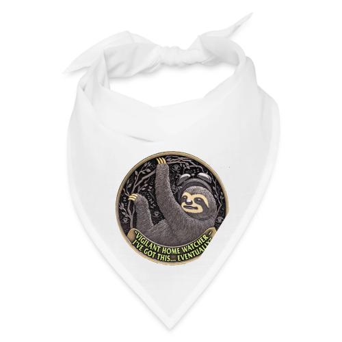 Sloth Home Watcher T Shirt - Bandana