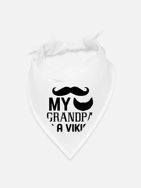 Beard-Bearded Father - Bandana - white - Front