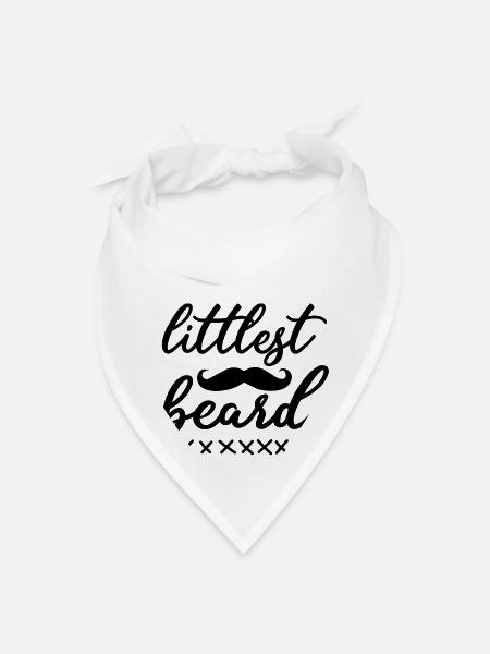 Beard-Bearded Father - Bandana - white - Front