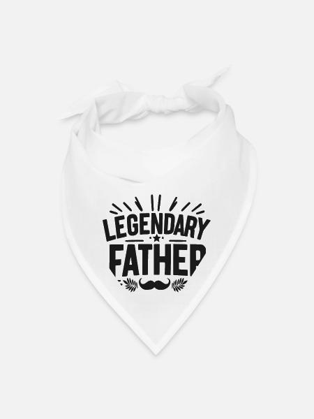Père légendaire - Bandana - blanc - Devant
