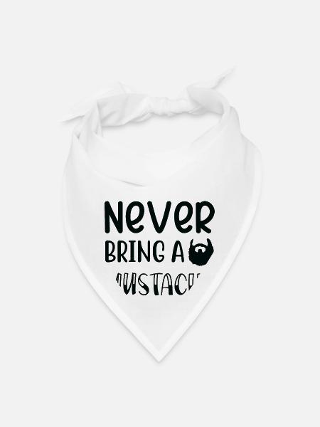 Beard-Bearded Father - Bandana - white - Front