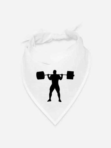 Back Squat - Bandana - white - Front