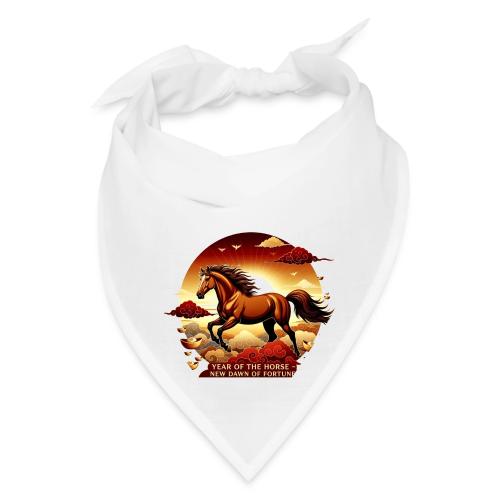 Year of the Horse Sunrise T Shirt, Lunar New Year - Bandana