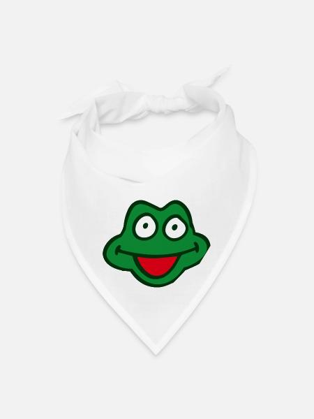 frog - Bandana - white