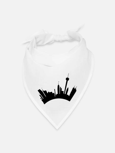 skyline arch - Bandana - white - Front