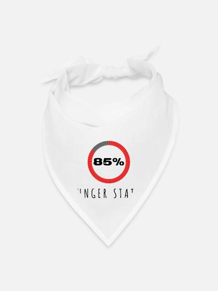 Hunger Status - Bandana - white - Front