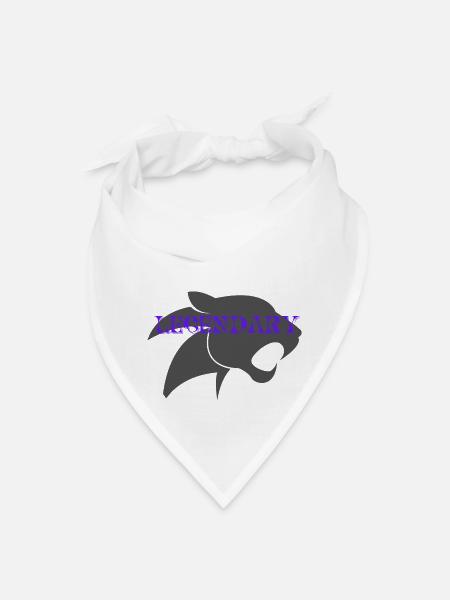 panthère légendaire - Bandana - blanc - Devant