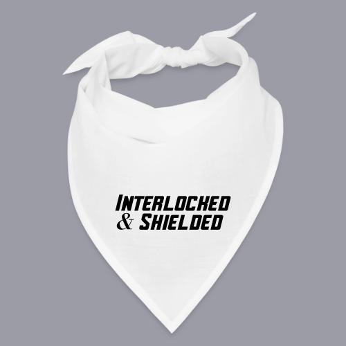 INTERLOCKED & SHIELDED - BLACK DESIGN - Bandana