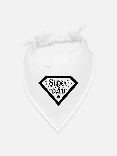 Beard-Bearded Father - Bandana - white - Front