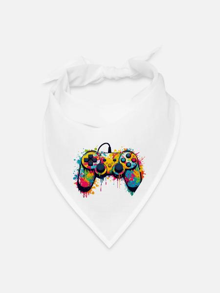 Game controller - Bandana - white - Front