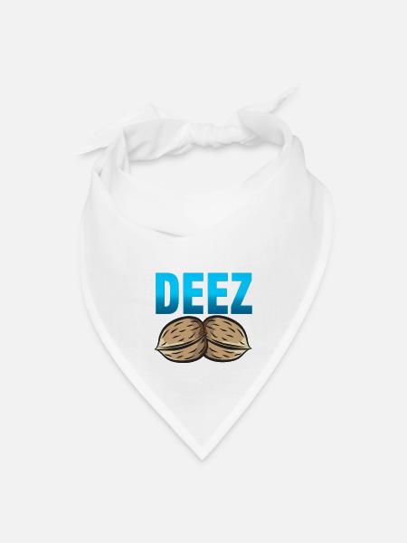 Deez Nuts - Bandana - white - Front