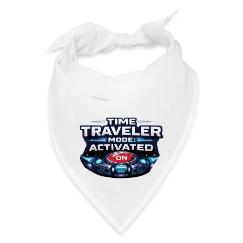 Time Traveler Mode – Futuristic Neon Sci-Fi Tee - Bandana