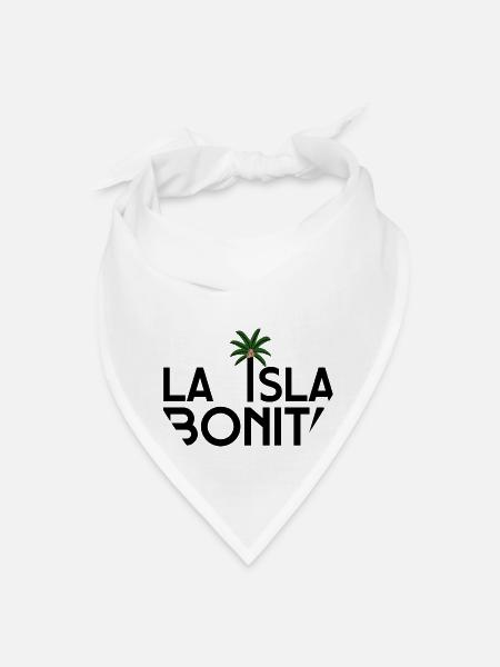 La Isla Bonita - A Beautiful Island - Bandana - white
