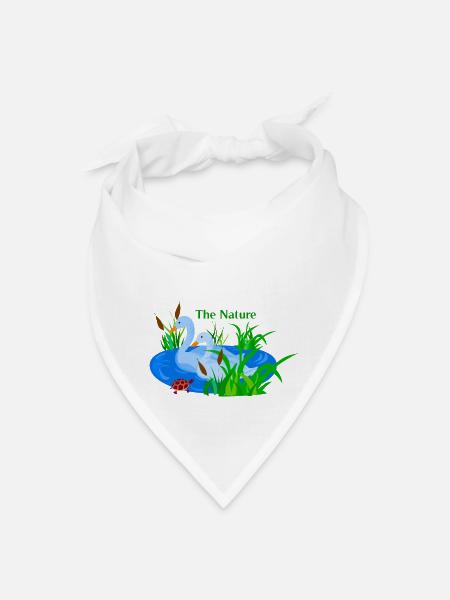 nature - Bandana - white - Front