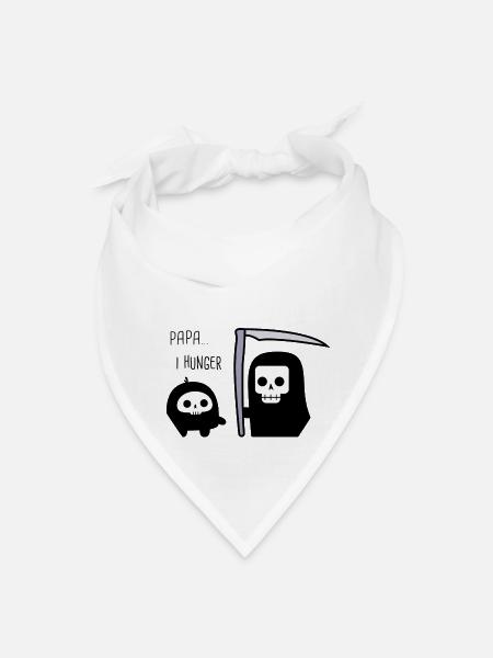 Papa I Hunger - Bandana - white - Front