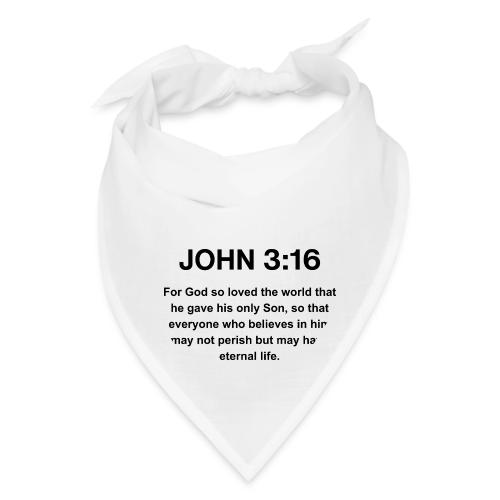 John 3:16 Christian Apparel – Bible Verse Clothing - Bandana