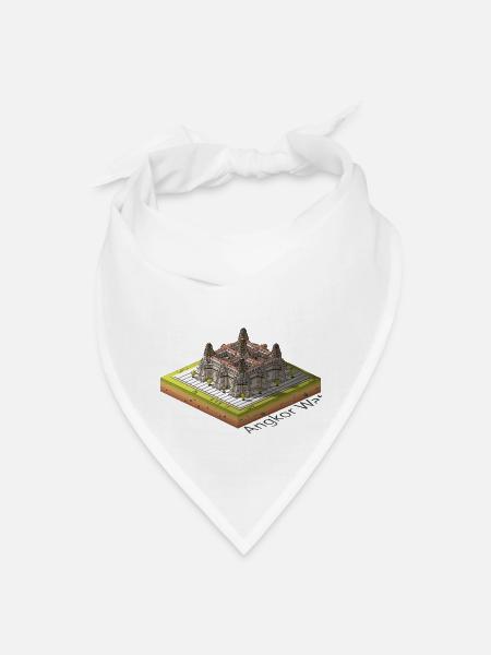 Angkor Wat - Bandana - white - Front