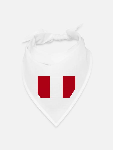 Austria Flag - Bandana - white - Front