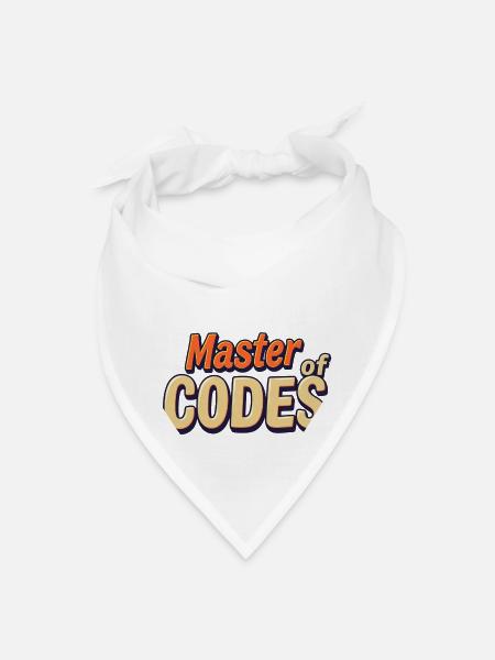Master of Codes - Bandana - white