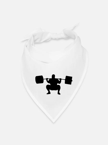 Deep Squat - Bandana - white - Front