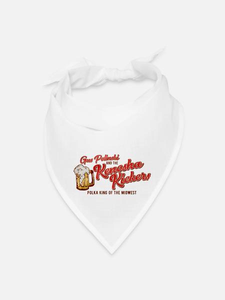 Kenosha Kickers the Polka King of the Midwest - Bandana - white - Front