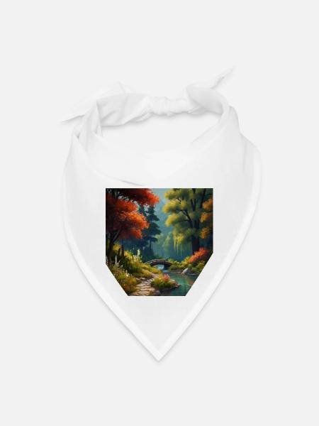 Nature - Bandana - white - Front