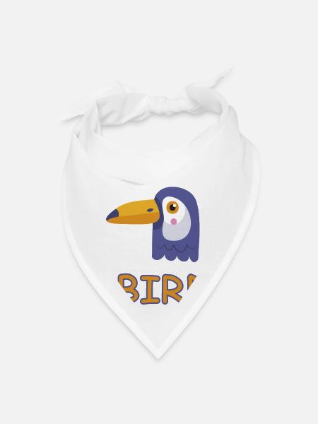 BIRD - Bandana - white