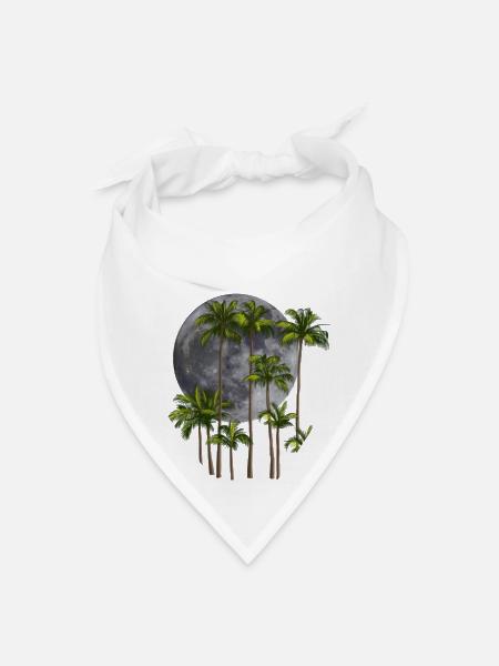 Natural - Bandana - white - Front