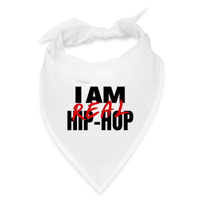 I Am REAL Hip Hop (black & red version)