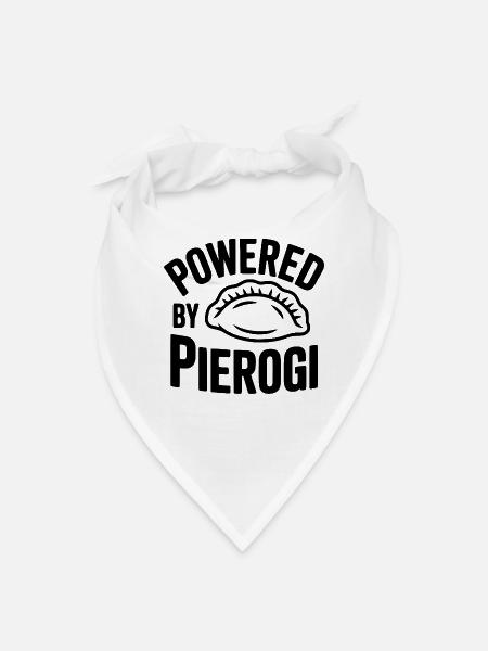 Powered By Pierogi - Bandana - white - Front