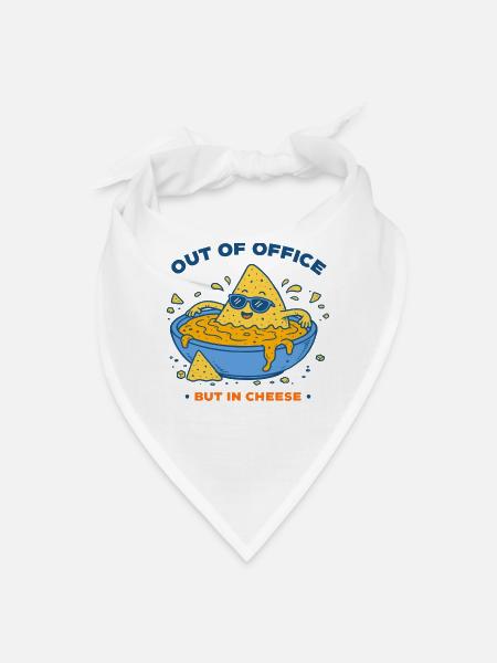 Chip in Cheese - Bandana - white - Front