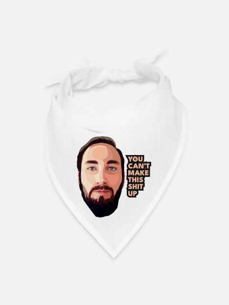 You Can't Make This Shit Up - Bandana - white - Front