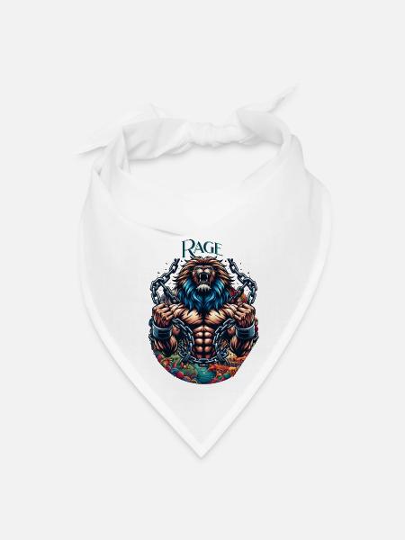 Rage - Bandana - white - Front
