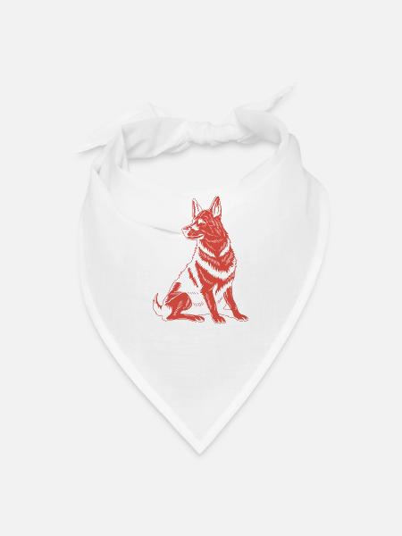 Loyal Guardian - Bandana - white - Front
