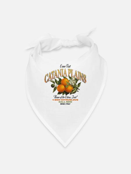 Citrus Grove Vintage - Bandana - white - Front