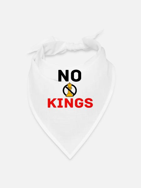 no kings in america - Bandana - white