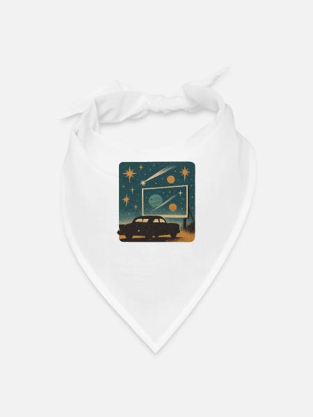 Cosmic Drive-In - Bandana - white