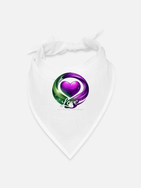 Love Builds - Bandana - white - Front